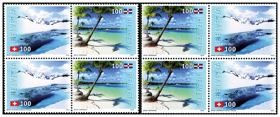 2016, Gemeinschaftsausgabe Schweiz-Dominikanische Republik