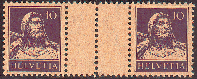 10+10 Rp. dunkelviolett