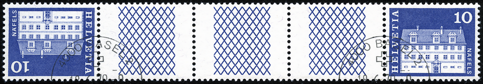 10+10 Rp. rötlichblau