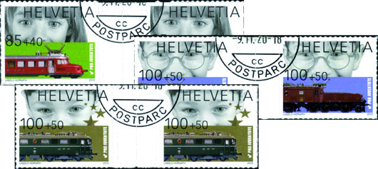 2013, Pro Juventute, Historische Lokomotiven
