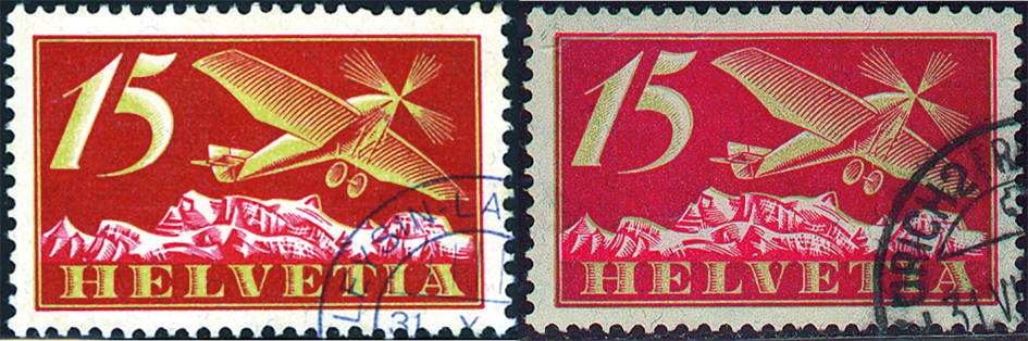 15 Rp. rot-gelbgrün