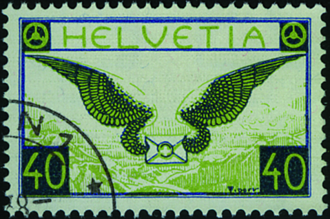 40 Rp. blau-gelbgrün