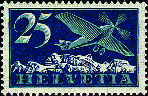 25 Rp. grau-graublau