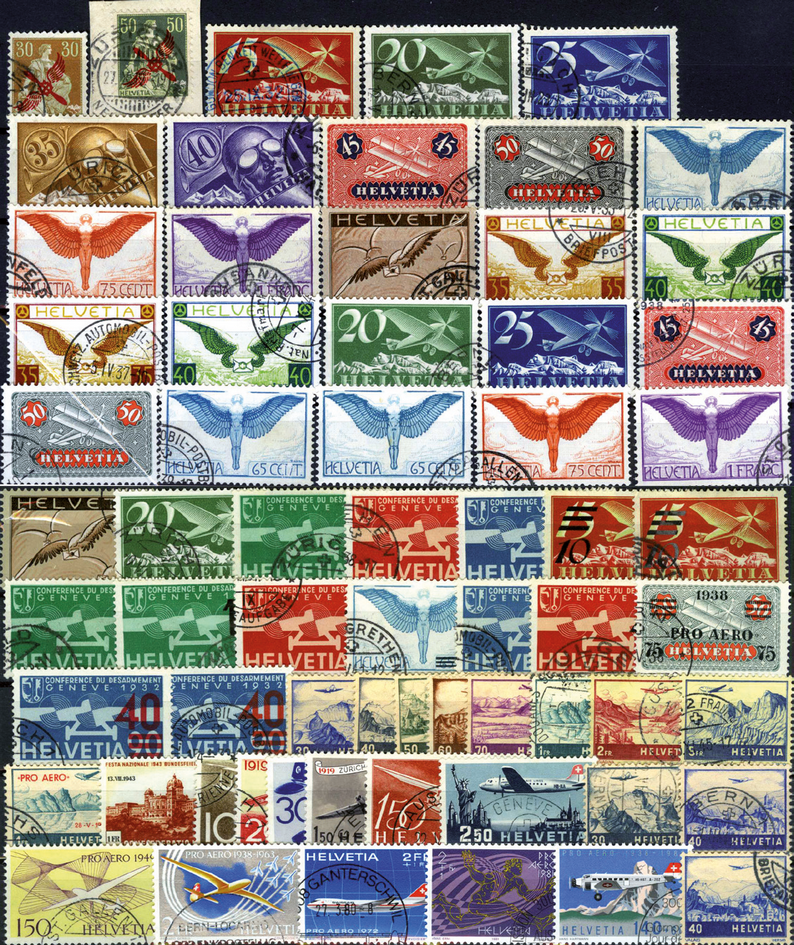 1919-1988, Flugpost-Kollektion