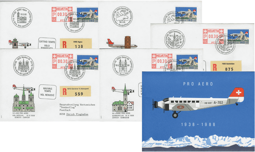 140+60 Rp. JU52 und Matterhorn
