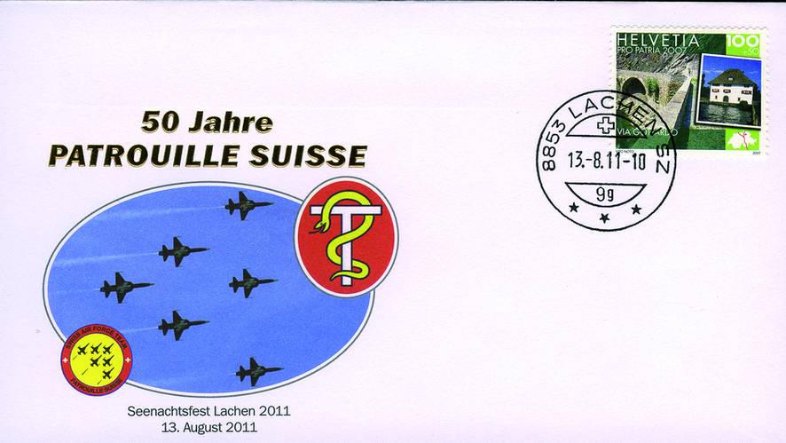2011, Patrouille Suisse: Vorführung &quot;Seenachtsfest&quot;