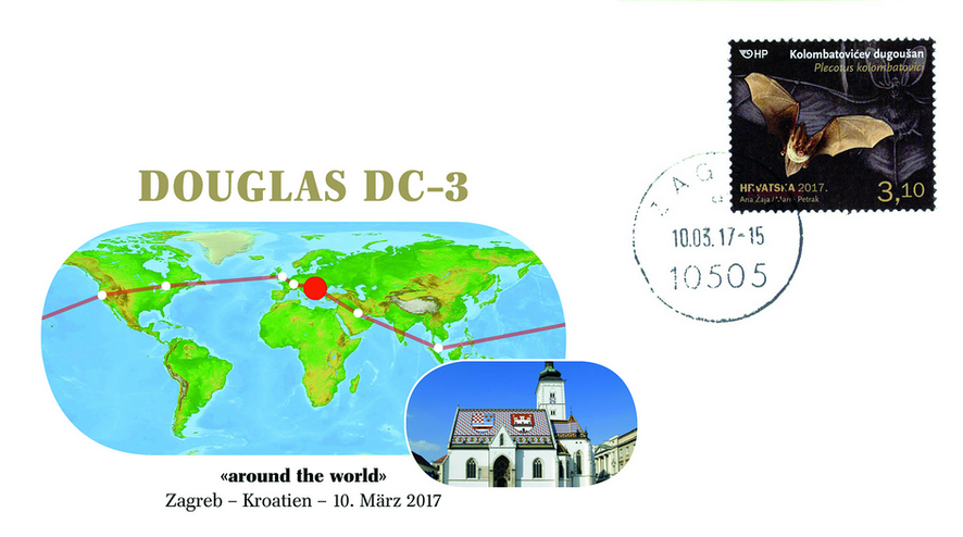 2017, Douglas DC-3 around the world