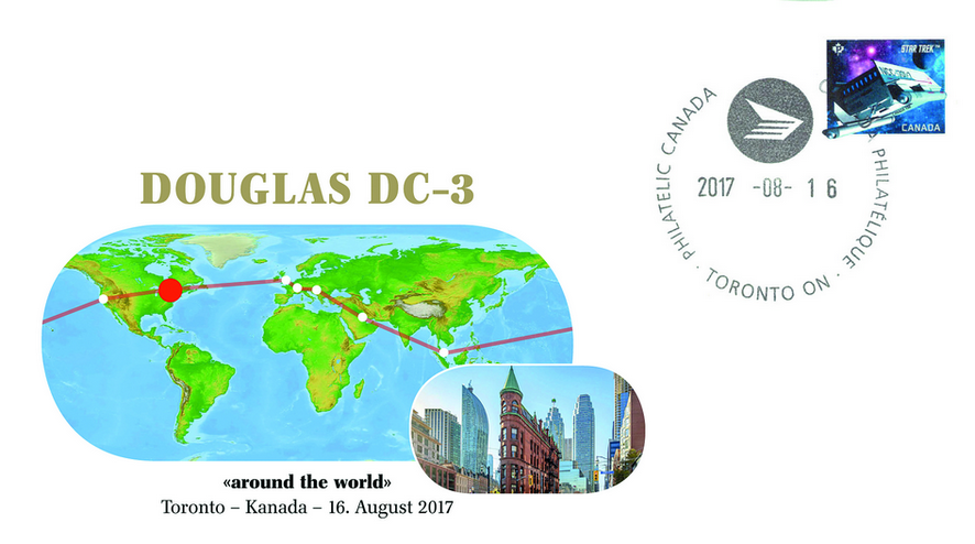 2017, Douglas DC-3 around the world