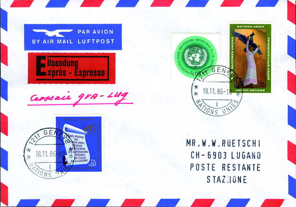 1986, Lufthansa, Genf-Lugano