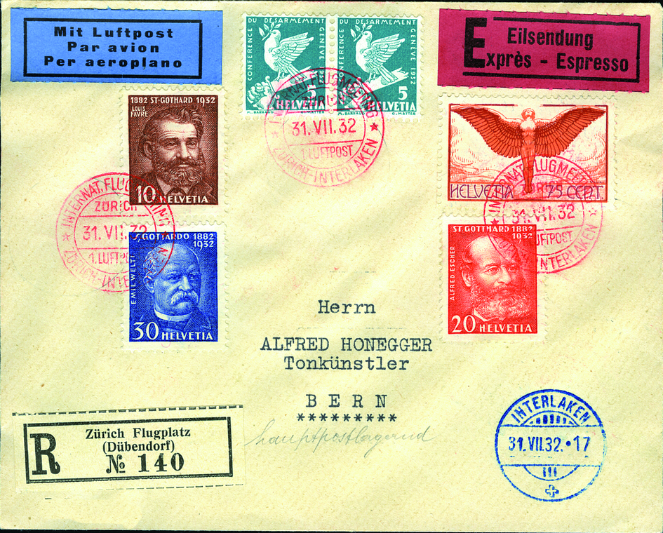 1932, 3. Internationales Flugmeeting Zürich