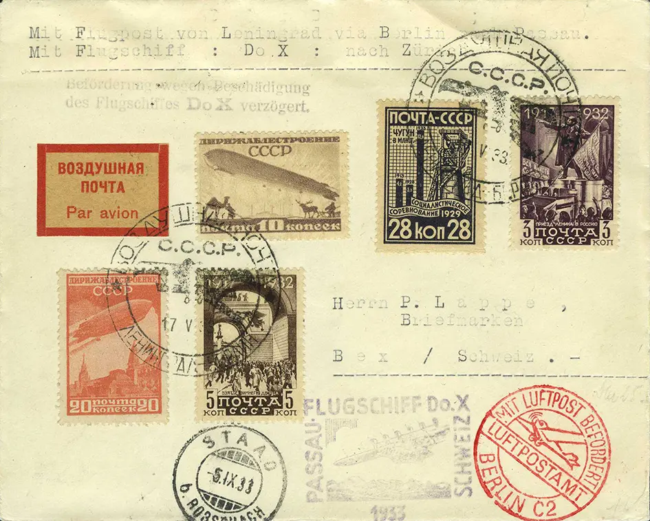 1933, Flugschiff DO-X: Passau-Schweiz