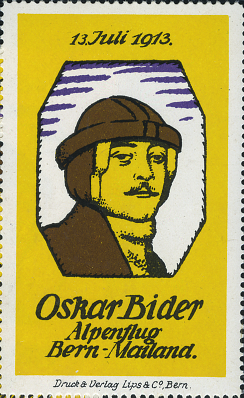 1913, Alpenflug Bern-Mailand
