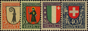 1923, Kantons- und Schweizer Wappen