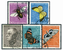 1950, Bildnis Theophil Sprechers von Bernegg und Insektenbilder