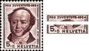 5+5 Rp. Jeremias Gotthelf, "Doppelprägung"
