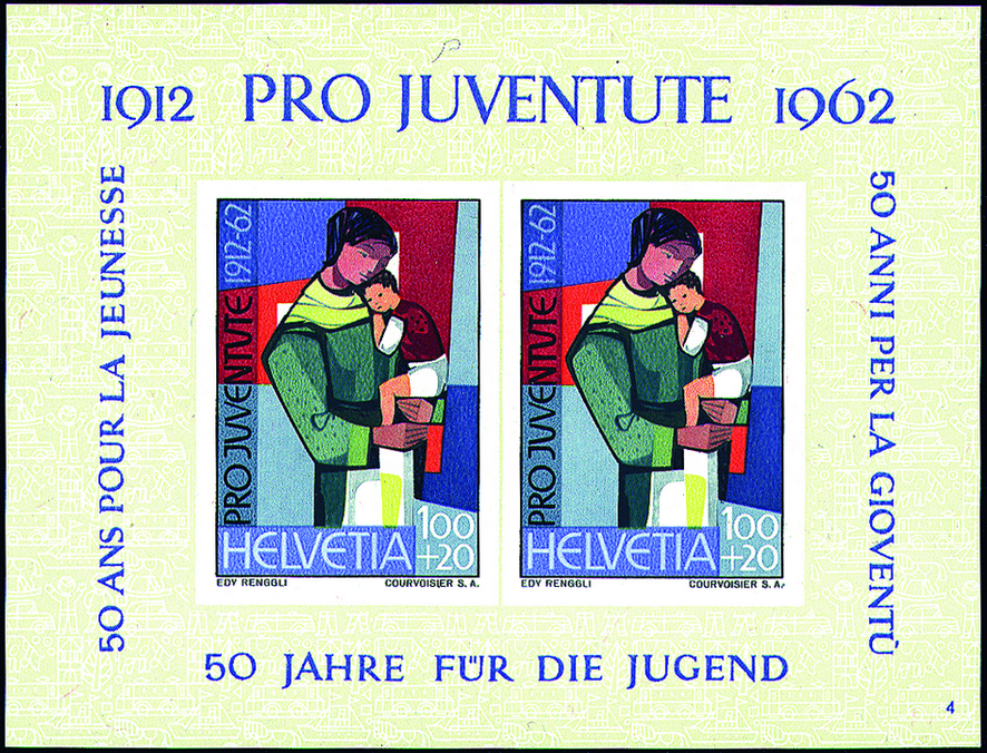 1962, 50 Jahre Pro-Juventute-Marken