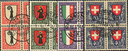1923, Kantonswappen und Schweizer Wappen