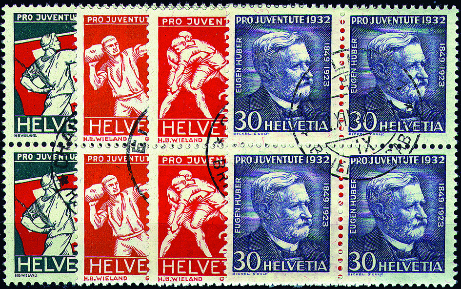 1932, Sportdarstellungen und Bildnis Eugen Hubers