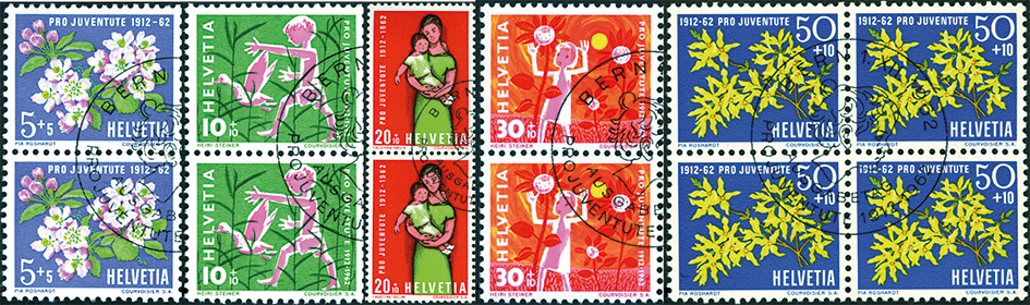 1962, 50 Jahre Pro Juventute-Marken