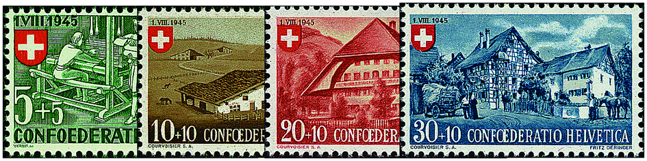 1945, Arbeit und Schweizer Haus I