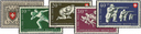 1950, 100 Jahre Eidgenössische Post und Sportdarstellungen