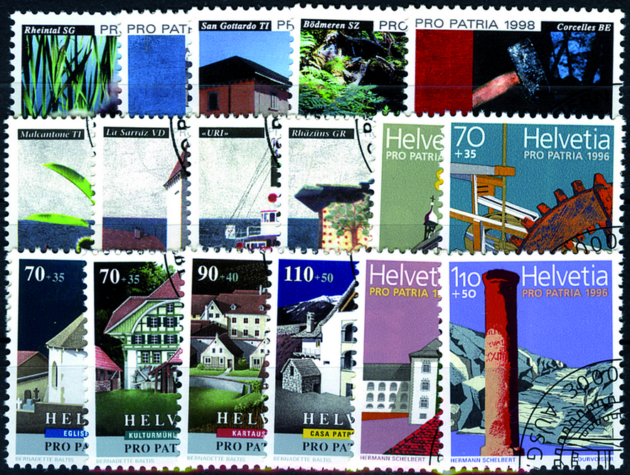 1996-1999, Pro Patria Komplett-Kollektion