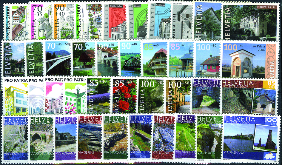 2000-2009, Pro Patria Komplett-Kollektion