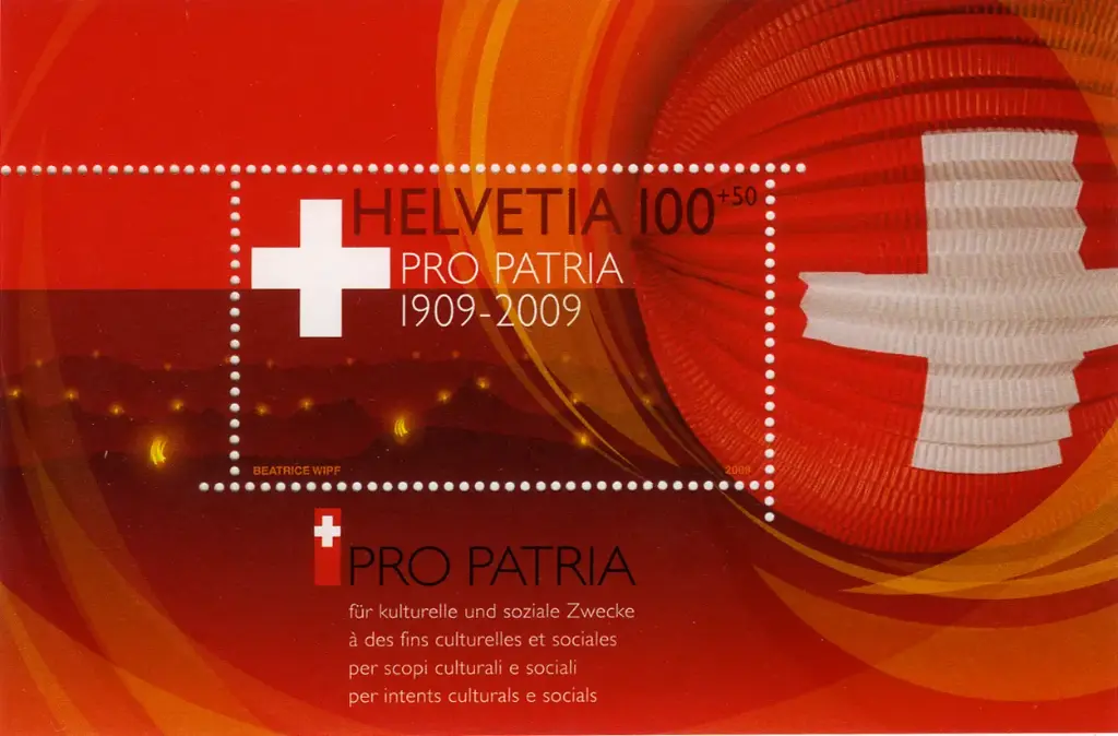 100+50 Rp. Sonderblock 100 PRO PATRIA