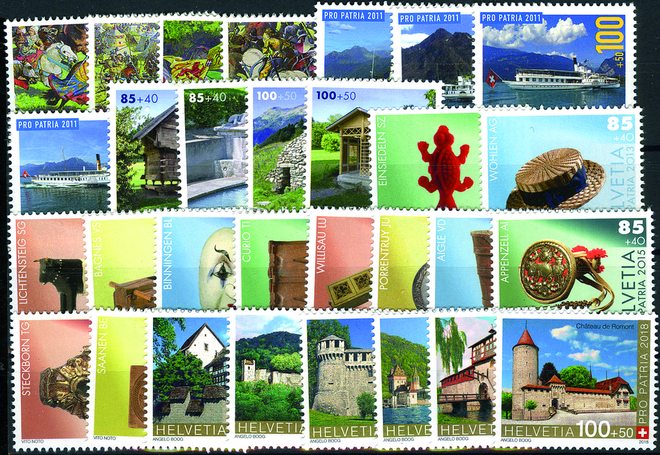 2010-2018, Pro Patria Komplett-Kollektion