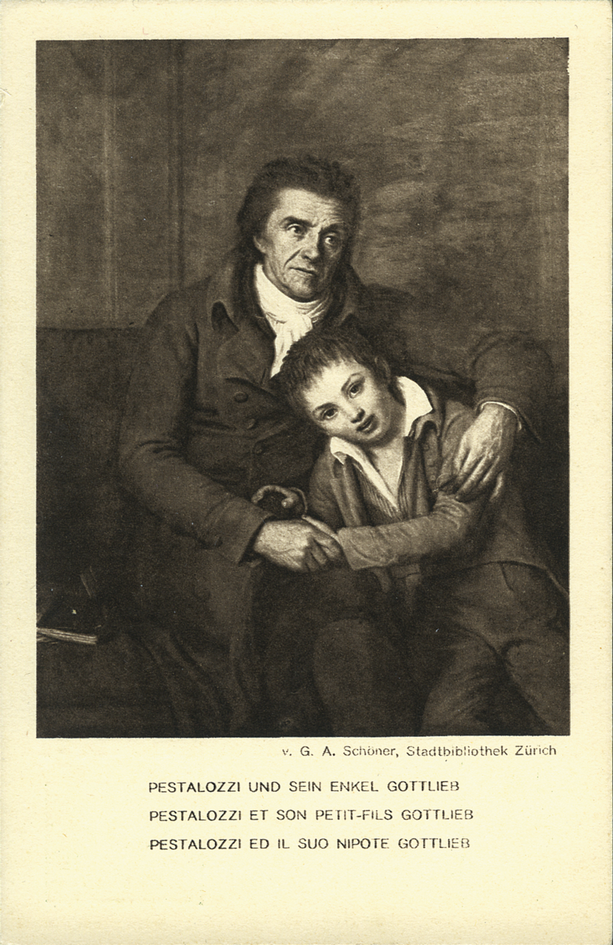 5 Rp. Pestalozzi und sein Enkel