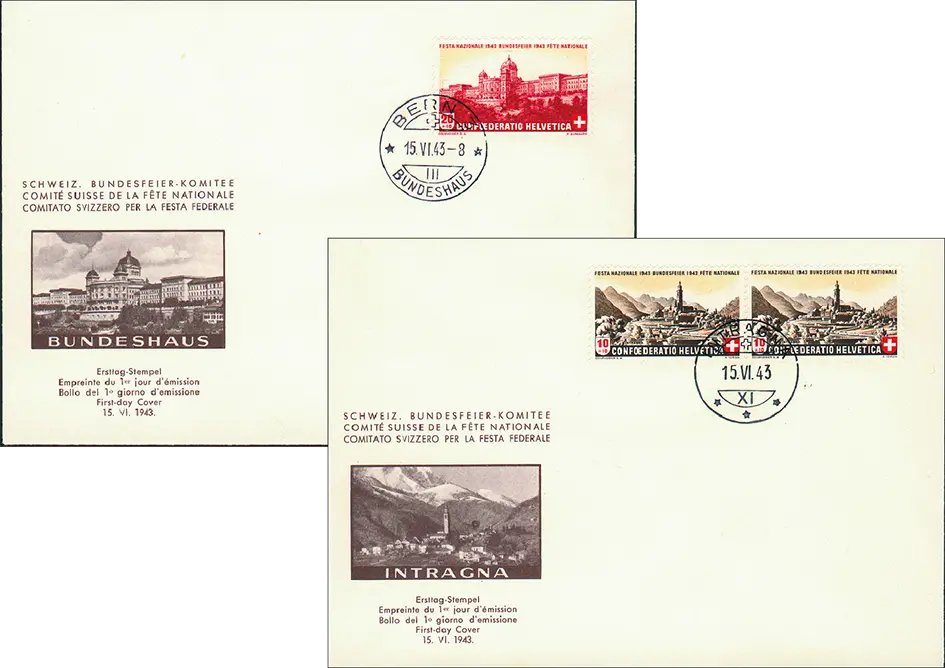 1943, Landschafts- und Stadtbild