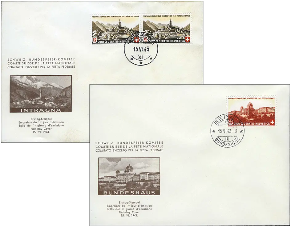 1943, Landschafts- und Stadtbild