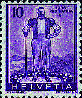 1936, Pro Patria (Eidgenössische Wehranleihe), "Heller Boden"