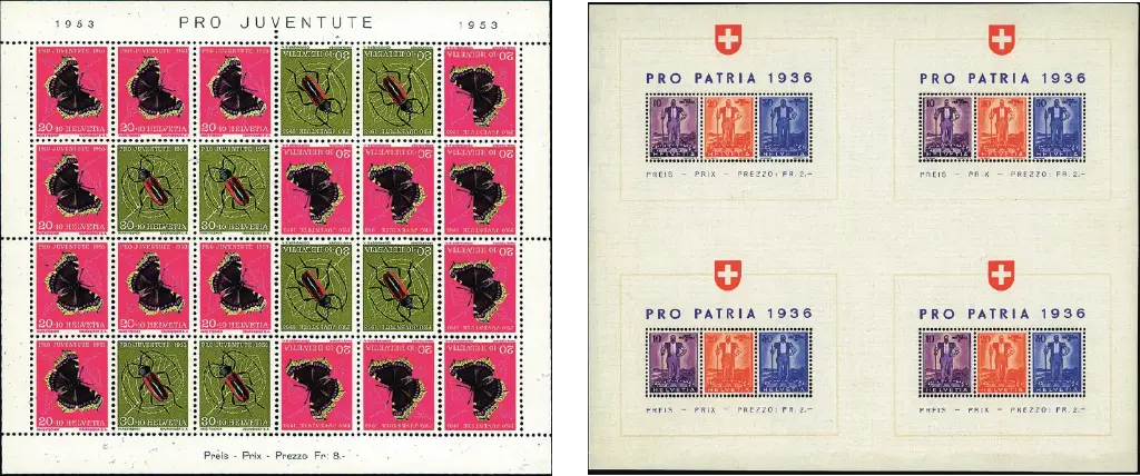 1943, Nationale Briefmarkenausstellung in Genf (GEPH)