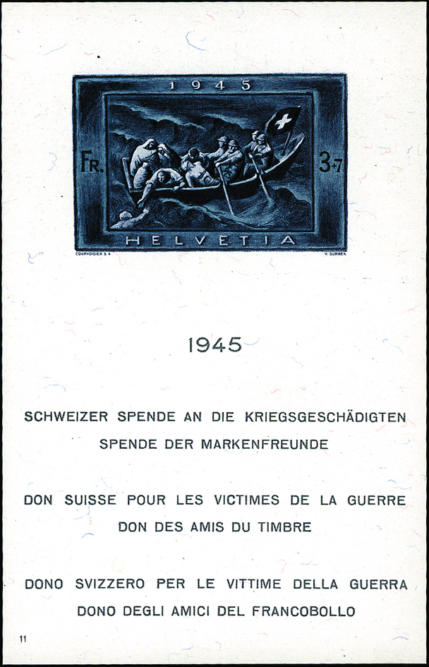 1945, Schweizer Spende an die Kriegsgeschädigten