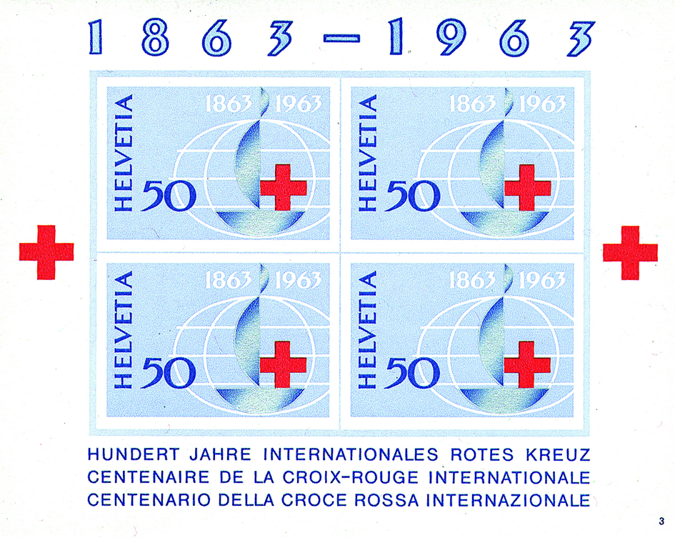 1963, 100 Jahre Rotes Kreuz