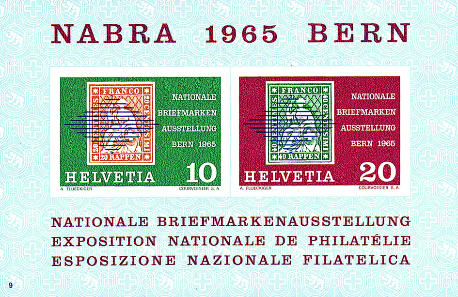 1965, Nationale Briefmarkenausstellung in Bern (NABRA)