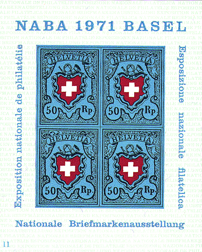 1971, Nationale Briefmarkenausstellung in Basel (NABA)