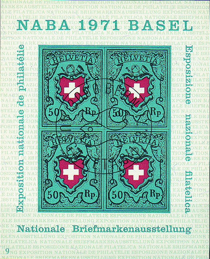 1971, Nationale Briefmarkenausstellung in Basel (NABA)