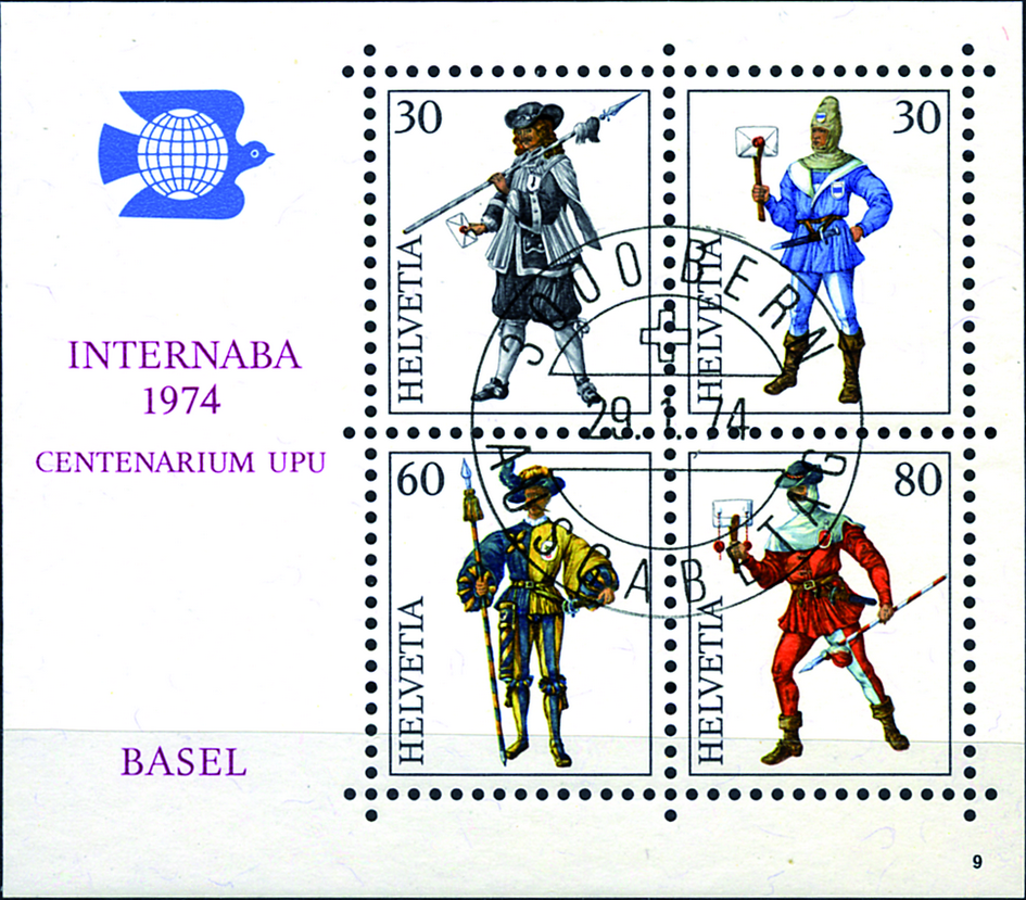 1974, Internationale Briefmarkenausstellung in Basel (INTERNABA)