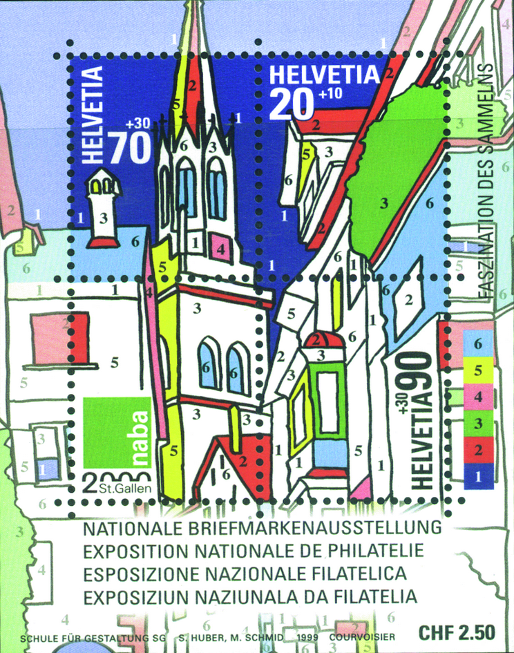 1999, Nationale Briefmarkenausstellung St.Gallen (NABA 2000) I