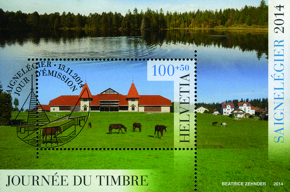 2014, Tag der Briefmarke-Saingnelégier