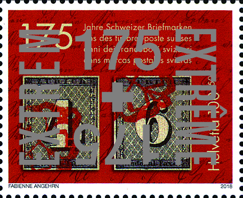 2018, 175 Jahre Schweizer Briefmarken