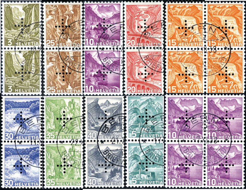 1935-1937, Landschaftsbilder in Stichtiefdruck