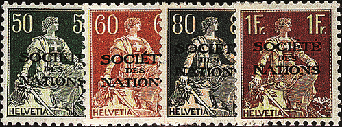1935-1944, Helvetia mit Schwert
