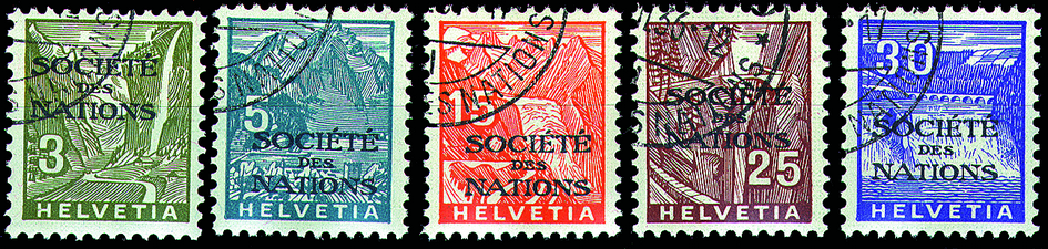 1934-1935, Landschaftsbilder in Buchdruck