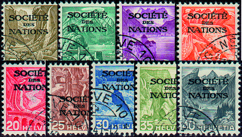 1936-1938, Landschaftsbilder in Stichtiefdruck