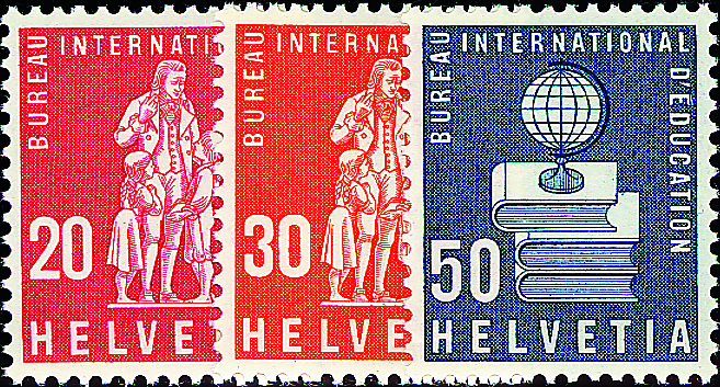 1960, Symbolische Darstellung und Pestalozzi-Denkmal