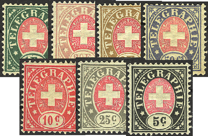 1881, Schweizer Wappen im Schriftband