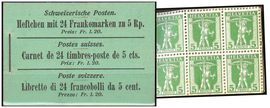 1907, Tellknabe, grün